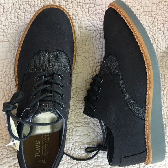 Toms Men Brogue Contract Derby Shoes - Picture 3 of 6